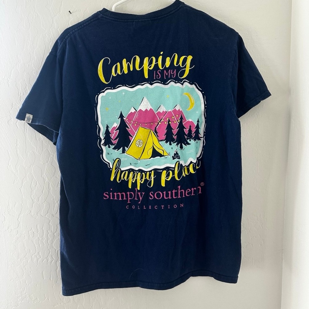 Simply Southern Dark Blue Camping Graphic Tee